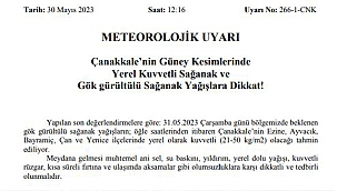 KUVVETLİ YAĞIŞ GELİYOR!