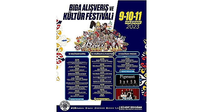  BİGA ALIŞVERİŞ VE KÜLTÜR FESTİVALİ BAŞLIYOR