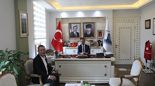 BOZCAADA BELEDİYE BAŞKANINDAN VALİ AKTAŞ'A ZİYARET