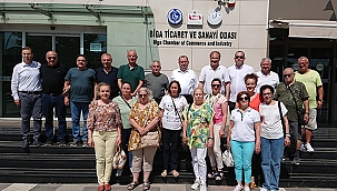 EMEKLİ GENEL SEKRETERLERDEN BİGA TSO'YA ZİYARET