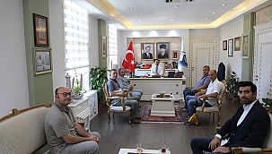 SU ÜRÜNLERİ KOOPERATİFİ BİRLİĞİ YENİ YÖNETİMİNDEN VALİ AKTAŞ'A ZİYARET