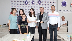 BİGA TSO'DAN BAŞARILI ÖĞRENCİLERE KUTLAMA