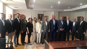 ÇTSO, RTÜK ÜST KURUL ÜYESİ MEHMET DANİŞ'İ ZİYARET ETTİ