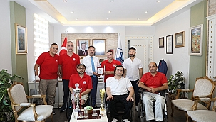 ŞAMPİYON BOĞAZGÜCÜ'NDEN VALİ AKTAŞ'A ZİYARET