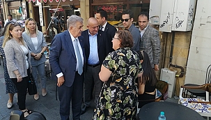 YAZICI VE GİDER ESNAF VE VATANDAŞLAR İLE BULUŞTU