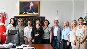 KADIN GİRİŞİMCİLERDEN ÇOMÜ'YE ZİYARET