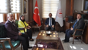 İL MÜDÜRÜ TÜRKARSLAN'DAN KAYMAKAM DOLU'YA ZİYARET