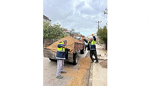BELEDİYE EKİPLERİ SAHADA