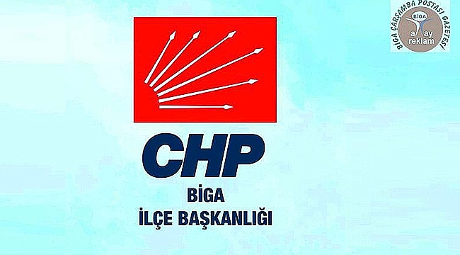 CHP BİGA'DA ÖN SEÇİM PAZAR GÜNÜ