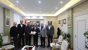 ENSAR VAKFI GENEL MÜDÜRÜ HÜSEYİN KADER 'DEN VALİ AKTAŞ'A ZİYARET