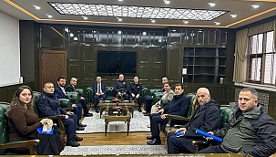 VALİ AKTAŞ VE İL MÜDÜRLERİ ÇAN'DA