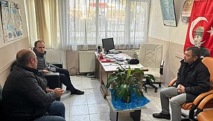 AYVACIK İLÇE ÖZEL İDARE ŞANTİYESİ, KAYMAKAMIN DENETİMİYLE ÖNE ÇIKIYOR