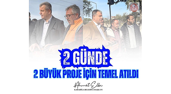 KARABİGA'DA 2 YENİ BÜYÜK PROJENİN TEMELİ ATILDI