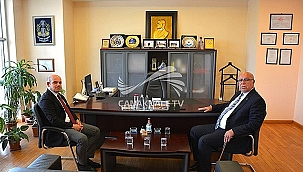 KAYMAKAM NEBİOĞLU'NDAN BAŞKAN DENİZ'E ZİYARET