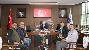 ÇANAKKALE MEDYA GRUBU'NDAN BİGA BELEDİYE BAŞKAN'I ALPER ŞEN'E ZİYARET 