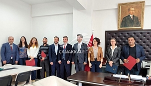 ÇAN MYO'DA BELGE TAKDİMİ