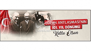 BAŞKAN ERKEK'İN 24 TEMMUZ LOZAN BARIŞ ANTLAŞMASI YIL DÖNÜMÜ MESAJI