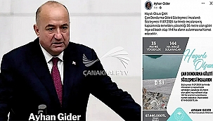 ÇAN DONDURMA GÖLETİ SÖZLEŞMESİ İMZALANDI