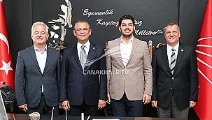 CHP ÇANAKKALE HEYETİNDEN ÖZEL'E ZİYARET