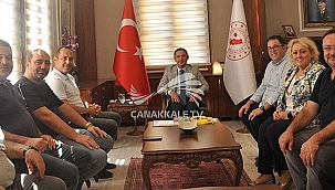 BİGA FB'DEN KAYMAKAM'A ZİYARET