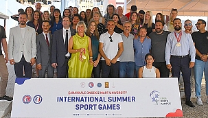 ÇOMÜ ULUSLARARASI YAZ SPOR OYUNLARI TAMAMLANDI