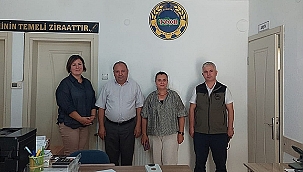 TÜRKARSLAN'DAN ÇAN ZİRAAT ODASI'NA ZİYARET