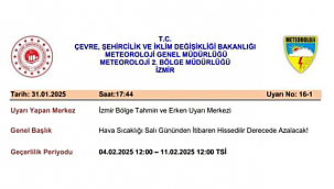 HAVA SICAKLIĞI HİSSEDİLİR DERECEDE AZALACAK!