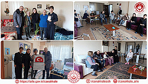 ÇAN KAYMAKAMLIĞI ÇALIŞANLARINDAN HUZUREVİ ZİYARETİ