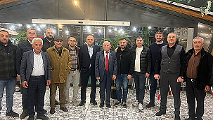 GÜREŞ AĞALARI, BİGA'DA İFTARDA BULUŞTU