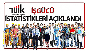 İŞGÜCÜ İSTATİSTİKLERİ AÇIKLANDI