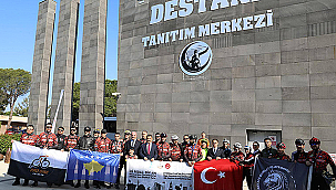 "İKİ PEDAL BİN ANI" PROJESİYLE KOSOVA'DAN ÇANAKKALE'YE