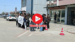 ÖĞRENCİLER TUTUKLU ARKADAŞLARI İÇİN YÜRÜYÜŞ EYLEMİ YAPTI