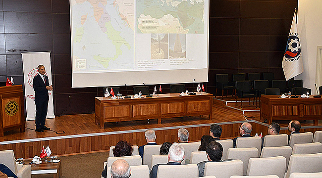 "ASSOS: ARKEOLOJİ VE DİPLOMASİ" KONULU KONFERANS ÇTSO'DA GERÇEKLEŞTİRİLDİ