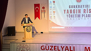"CONKBAYIRI YANGIN RİSK YÖNETİM PLANI ÇALIŞTAYI" GERÇEKLEŞTİRİLDİ