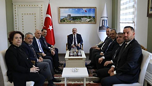 ÇTSO YÖNETİMİNDEN VALİ TORAMAN'A ZİYARET