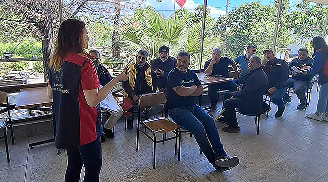 HASAT ÖNCESİ PESTİSİT DENETİM VE EĞİTİM ÇALIŞMALARI SÜRÜYOR