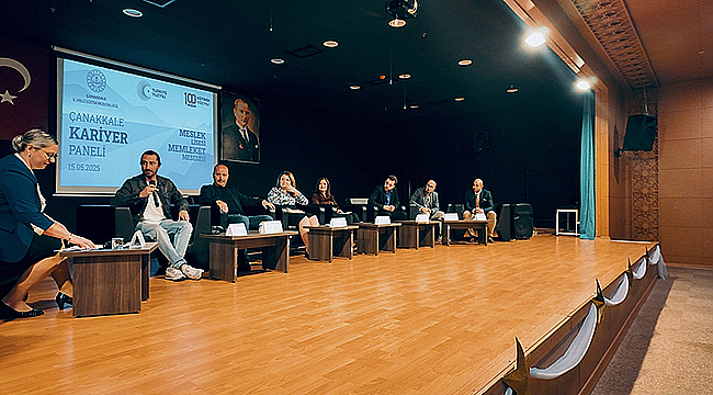 "MESLEK LİSESİ MEMLEKET MESELESİ" KONULU KARİYER PANELİ GERÇEKLEŞTİRİLDİ