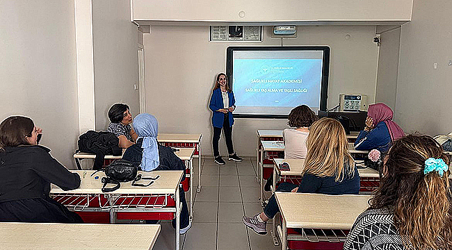SAĞLIKLI HAYAT İÇİN SAHA'DAYIZ: İLK EĞİTİMLER VERİLDİ