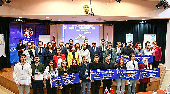 TÜB AR-GE VE TEKNOLOJİ PROJE PAZARI ETKİNLİĞİ ÇOMÜ EV SAHİPLİĞİNDE GERÇEKLEŞTİ