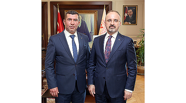 TURAN, AK PARTİ EZİNE İLÇE BAŞKANI DOĞAN'I AĞIRLADI