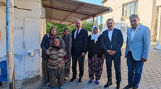 VALİ TORAMAN AKÇEŞME KÖYÜ'NÜ ZİYARET ETTİ