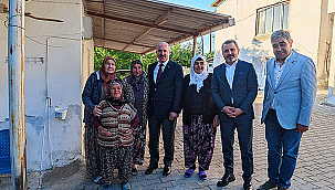VALİ TORAMAN AKÇEŞME KÖYÜ'NÜ ZİYARET ETTİ