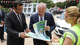 VALİ TORAMAN, YENİ HİZMET BİNASI İNŞAATINI İNCELEDİ