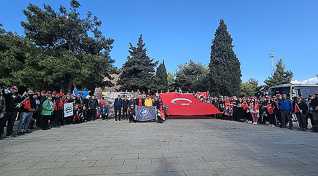 "ZIĞINDERE HARP YOLU ŞEHİTLERE SAYGI YÜRÜYÜŞÜ" GERÇEKLEŞTİRİLDİ