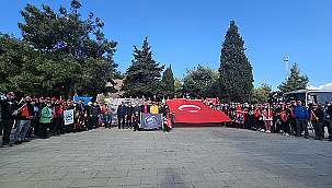 "ZIĞINDERE HARP YOLU ŞEHİTLERE SAYGI YÜRÜYÜŞÜ" GERÇEKLEŞTİRİLDİ