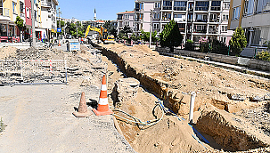 ABDİ İPEKÇİ CADDESİ'NDE ALTYAPI YENİLEME ÇALIŞMASI