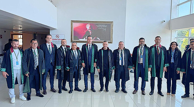 BARO BAŞKANI DİKME, ÜMİT ÖZDAĞ'IN DURUŞMASINA KATILDI