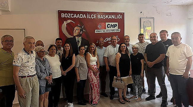 "BOZCAADA ÖRGÜTÜMÜZLE DAYANIŞMA İÇİNDEYİZ"