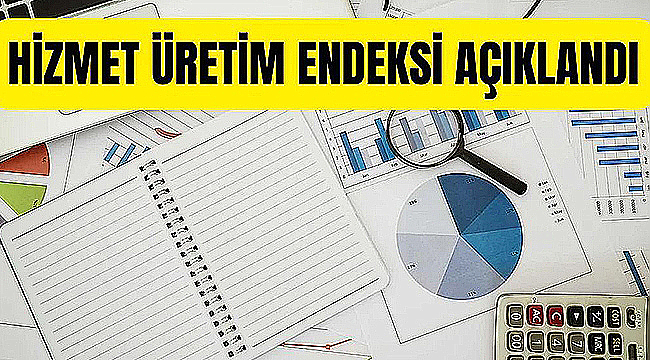 HİZMET ÜRETİM ENDEKSİ YILLIK %4,5 ARTTI