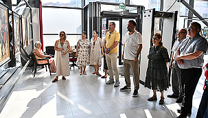 "İKİ YAKA BİR DÜŞ" SERGİSİ AÇILDI